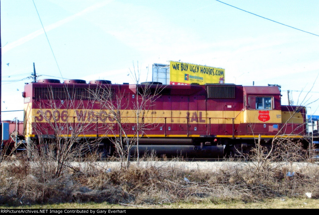WC GP40 #3006 - Wisconsin Central